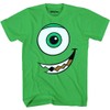 Animation Shops Monsters Inc Mike Wazowski Face Costume T-Shirt (Large)