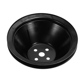 FUELHOOD Water Pump Pulley for Chevy SBC Small Block 262 265 267 283 302 305 307 327 350 400 SWP Single-Groove Short Water Pump Pulley 1 Groove Durable 1 Pc
