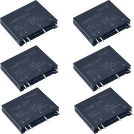 DKARDU 6 pcs G3MB-202P Solid State Relay Module DC-AC PCB SSR in 5V DC Out 240V AC 2A AC Solid State Relay with for Various Automation Occasions