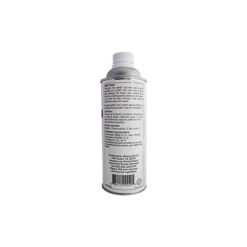 Wax Necessities Waxness Natural Concentrated Citrus Depilatory Wax Cleaner 95