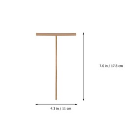 Healifty Pack of 4 Mini Zen Sand Rake Bamboo Rake Tool Fairy Garden Rake Feng Shui Decoration for Home Office Table