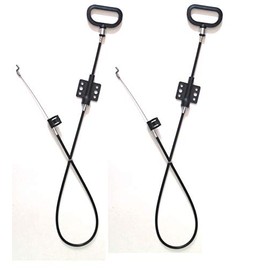 KUANYUOO Recliner Sofa and Reclined Chair Replacement Cable D Handle Pull Type,S-Shaped(Z Tip) End,Total Cable Length(Include Handle):36inch,Exposed Cable Length:5inch DBSS-13,2Pcs