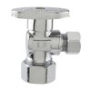 Keeney 2622PCLF 5/8-Inch O.D. by 3/8-Inch O.D. Quarter Turn Angle