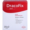 DRACOFIX PEEL Kompressen 10x10 cm steril 8fach 25X2 St