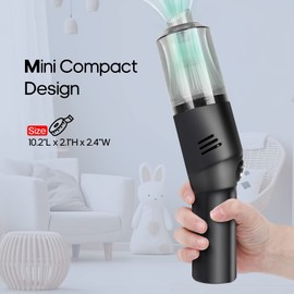 Auloea Portable Mini Car Vacuum Cleaner High Power Cordless(400g)