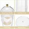 360° Rotating Makeup Brush Holder with Lid - Dustproof &