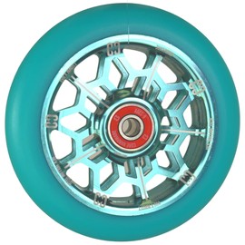 Core Hex Hollow Stunt Scooter Wheel 110 mm I Children I Trick I Pedal I Scooter I Wheels I Wheel I Replacement I Wheel (Hex Mint Blue)