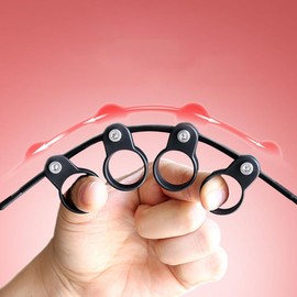 GLEAVI Ukulele Finger Separator Extend Finger Training Tool, Instrument Finger Extension, Guitar Finger Training Tool, Finger Extension Tool, Increase Finger Strength with Ukulele, Finger Exerciser