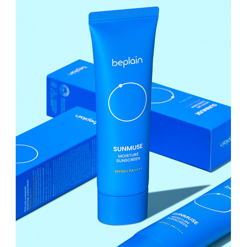 [비건뷰티] 비플레인 선뮤즈 모이스처 선크림 SPF50+ PA++++ x 2p +