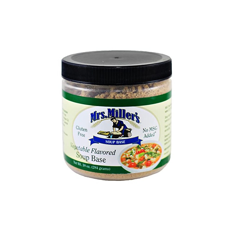 AmishTastes Mrs. Miller's Vegetable Soup Base, Gluten Free, No MSG,