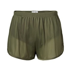 Soffe Men's Ranger Panty Running Short, Od Green (2 Pack), Medium