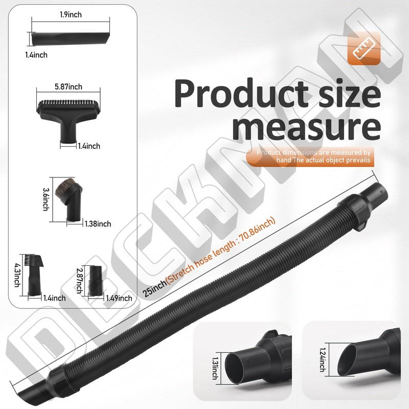 5140128-68 Replacement for De-walt Vacuum Hose DCV580 DCV581H, Replacement Hose
