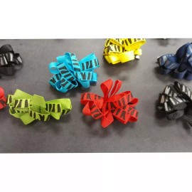 Unbranded 16 pieces Baby Girl Hair Clip Bow Zebra Hairpin Alligator Ribbon Grosgrain 2"