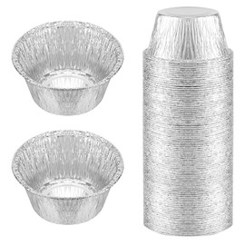 FutureHight Aluminium Foil Ramekin Aluminium Foil Paper Cups Pack of 150 Ramekin Disposable Aluminium Foil Baking Cups