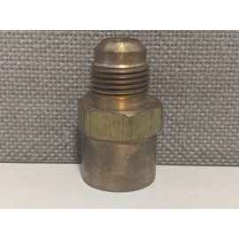 Parker 46F-8-8 PARKER SAE 45° FEMALE CONNECTOR BRASS FITTING