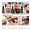 GoldWorld Beard Kit Beard Growth Grooming Kit w/Beard Foam/Shampoo/Wash Beard