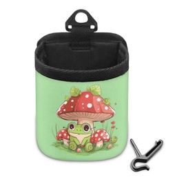 CLOHOMIN Cute Frog Car Air Vent Storage Box Mushroom Automobile Organizers and Storage Sunglasses Holder Lightweight Auto Seat Interior Decoration Accessory, Green