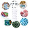 BTSKY Hockey Puck Holder Square Clear Stackable Plastic Cube Ice