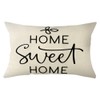 Ogiselestyle Home Sweet Home Throw Pillow Cover, 12 x 20