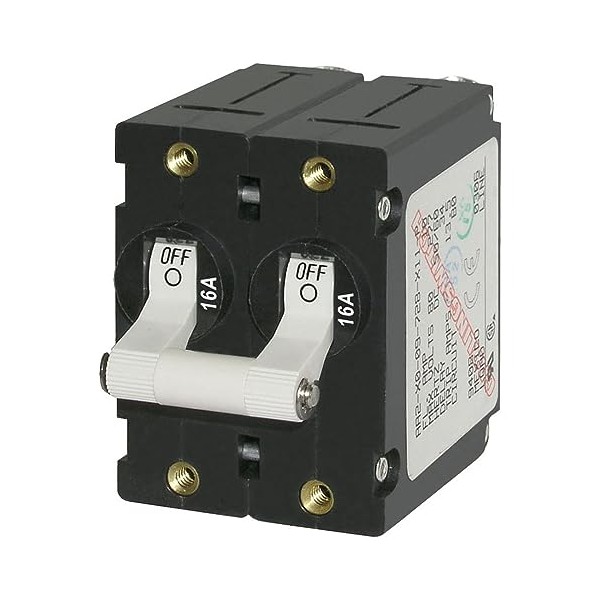 Blue Sea Systems Blue Sea Systems A-Series White Toggle Double