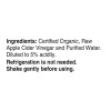 Bragg Organic Raw~Unfiltered Apple Cider Vinegar, 128 fl oz (1