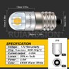 Ruiandsion E10 LED Flashlight Bulb 12V Non Polarity 3030 2SMD