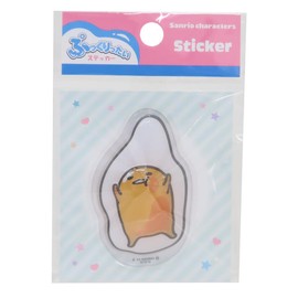 K-Company Sanrio Characters Plump Sticker Gudetama B SAC-PUS-GB H 2.3 x W 2.1 x D 0.3 inches (5.8 x 5.4 x 0.9 cm)
