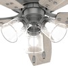 Hunter Fan 52 inch Casual Matte Silver Indoor Ceiling Fan