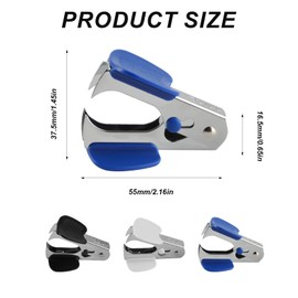 3pcs Staple Remover Tool, Lightweight Staple Removers, Stapler Remover Tool with Steel Jaws & Wide Finger Grip, Staple Removal Tool Staple Pull Tool for Family School Office Binding Supplies Removal