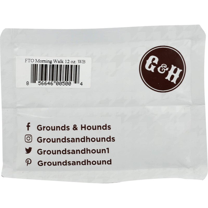 Grounds & Hounds, Coffee Gandh Morning Walkwhole Bean Organic, 12