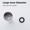 TRUSTMI Shower Head Extension Arm 4 Inch High Flow Stainless