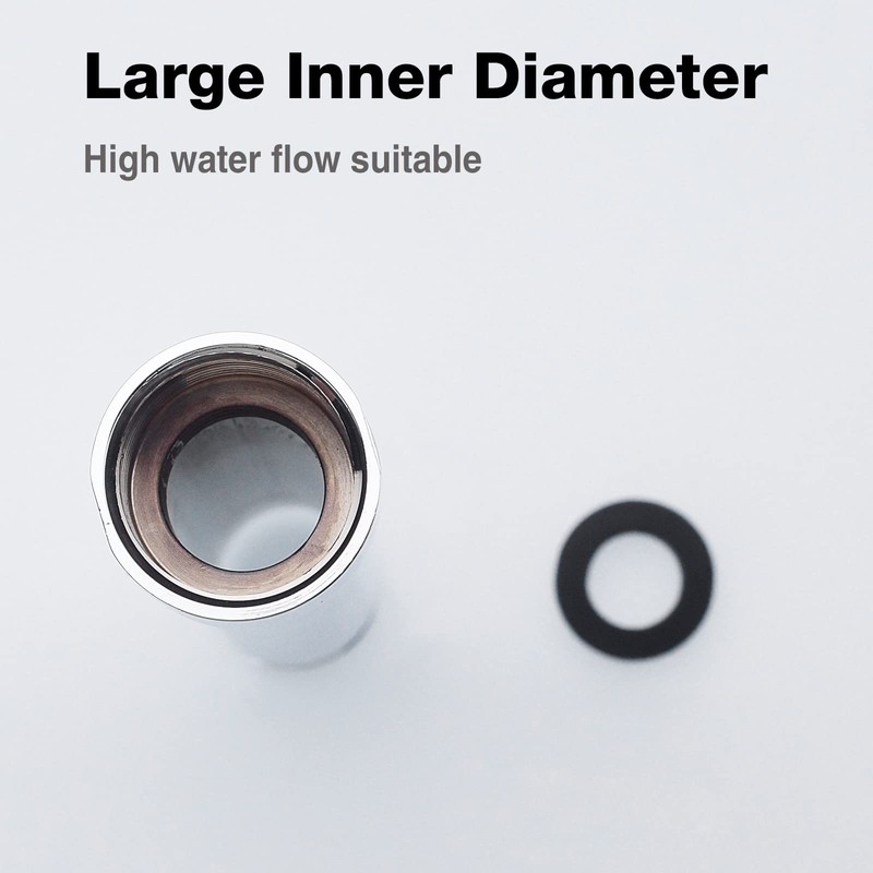 TRUSTMI Shower Head Extension Arm 4 Inch High Flow Stainless