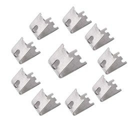 JoJoiasTop 10 Piece 920158 Freezer Shelf Clip,Replacement for Refrigerator Freezer Support Cooler Shelf Shelf Square Buckles Clips