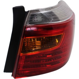 Garage-Pro Tail Light Compatible with Toyota Highlander 2008-2010 RH Lens and Housing Amber/Clear/Red Lens Sport Model Japan Built