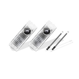 Sylswx Compatible with Car Door Light Projector M Logo, Pack of 2 Underbody Lighting Car, Welcome LED Light, Entry Lighting for 1 2 3 4 5 6 7 X1 X2 X3 X4 X5 X6 Series