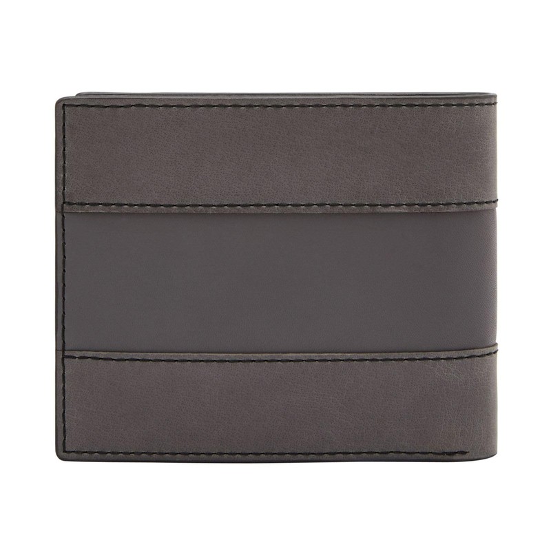 Fossil Everett Bifold Card Case Lead Grey, Lead Gray