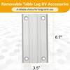 Virego Removable RV Table Leg Accessories, Aluminum Alloy Table Leg