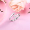 JLYY S925 Sterling Silver Hug Ring for Daughter Teen Girls