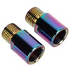 2Pcs/set Mountain Bike Pedal Extenders Chrome Molybdenum Steel Bicycle Pedal