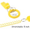 PRLOSO 24 Pieces Whistle Bracelets with Keychain for Kids Party