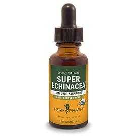 Herb Pharm - Immune Support - Super Echinacea, 1 fl oz (30 ml) (Pack of 4)