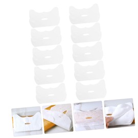 TOVINANNA V Face Mask Paper 10pcs Mask Sheets Elastic Earloops for Face Lifting