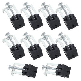 txuzong Undermount Sink Clips, Pack of 10 Sink Clips, Mounting Clips, Adjustable Angle, Robust and Durable, Suitable for Laundry Rooms, Kitchen Sinks, Shower Rooms