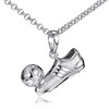 MATERIA by Matthias Wagner Football Pendant 925 Silver for Men