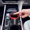 FYNQTON Leakproof Car Trash Can with Lid, Push-Button Pop Open