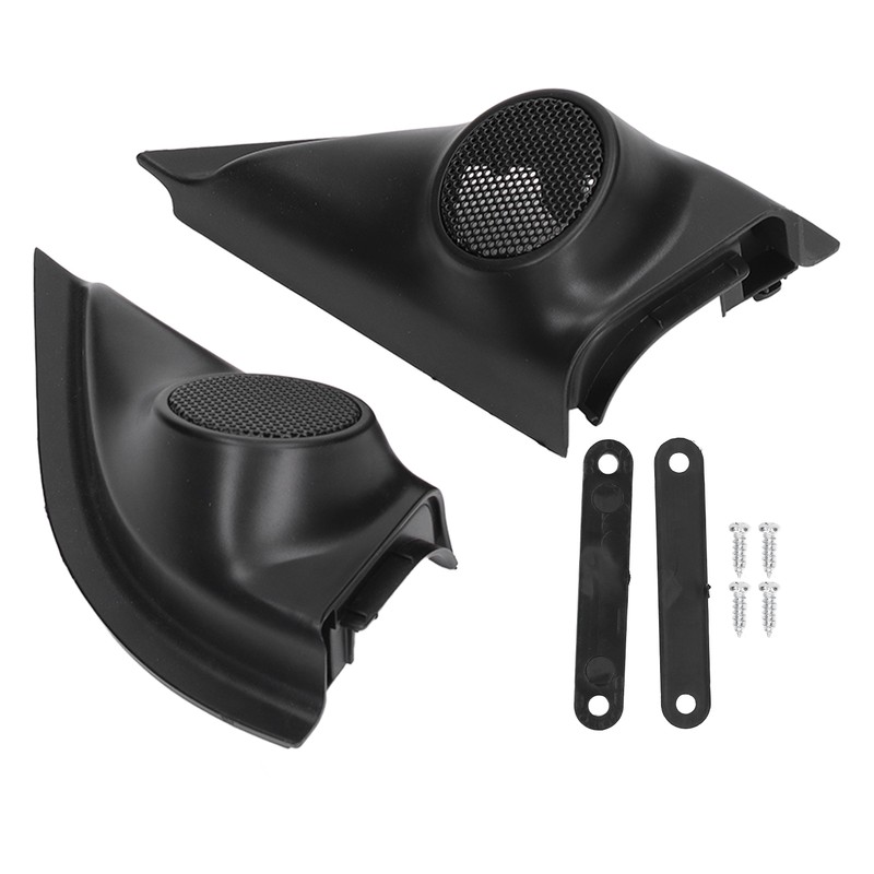2pcs Door Pillar Tweeter Cover Trim Car Adaptations Replacement for