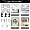 CyeeLife Dartboard Mounting Bracket,Dartboard Hanging Bracket for Steel Dart Games,Dart