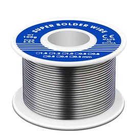 WELCAPAC High Purity Tin Lead Rosin Core Solder Wire for Electrical Soldering - 1% Solder Flux Content Solder Wire （Sn63-Pb37）(0.8 mm, 50g)