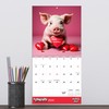 2026 Playful Pigs Mini Calendar