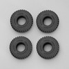 ECSiNG 4Pcs Simulation Crawler Tires Compatible with TRX4M SCX24 AX24